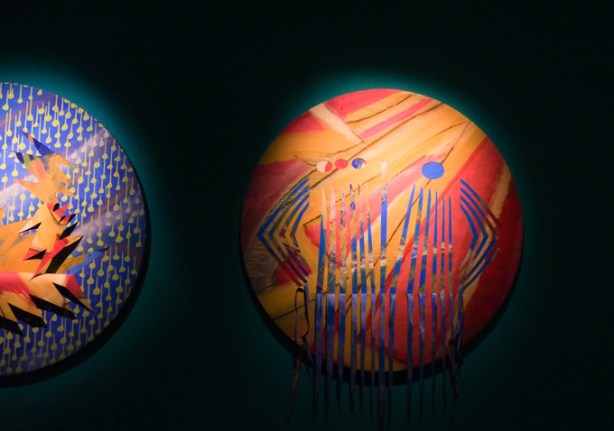 part of art exhibit at A Space Gallery, work by Jason Baerg, 