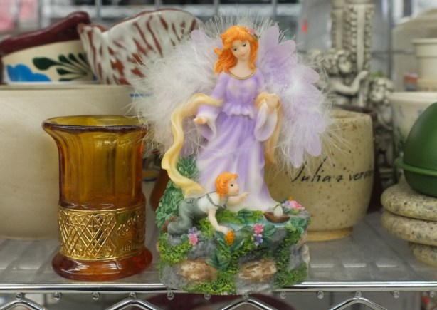 figurine for sale in a thrift store