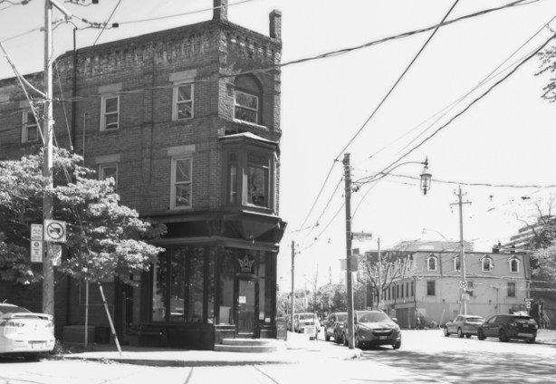 king street, looking east from Power street. 