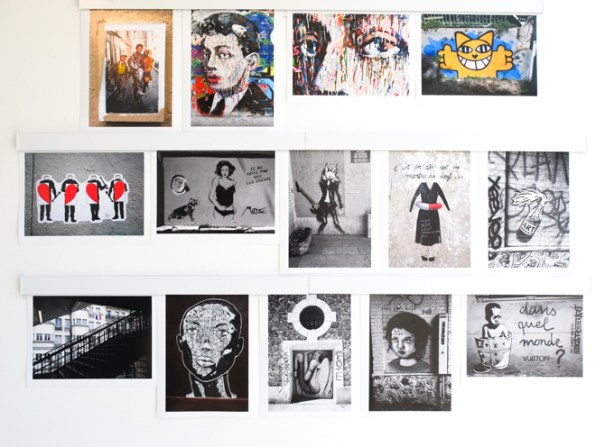 in a gallery, photos taken by Martin Reis in Paris France