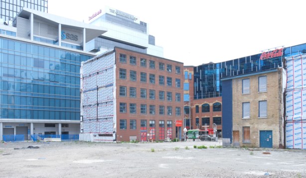 vacant lot on Princess street north of King