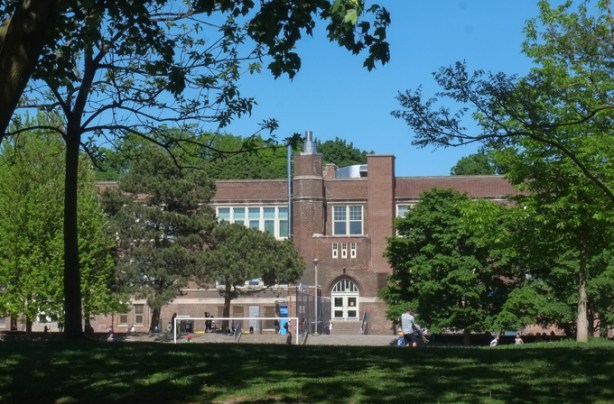 Bowmore Road junior and senior public school, an old brick building