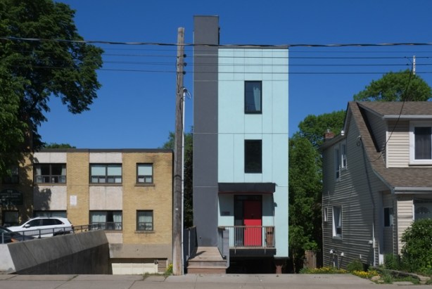 single family residences on Coxwell Avenue