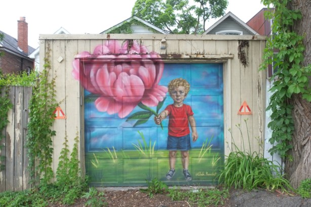 street art mural by wade benedict
