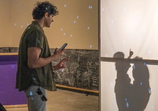 Dream Lab by Rivane Neuenschwander, shadow puppet play