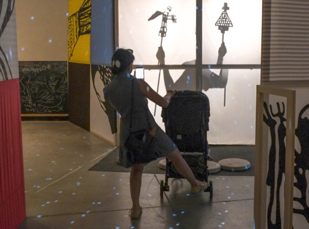 Dream Lab by Rivane Neuenschwander, shadow puppet play