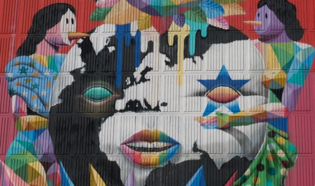 part of mural, Equilibrium, 