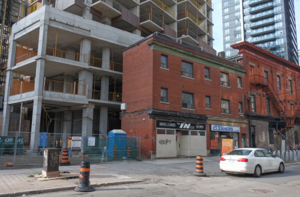 redevelopment of older buildings on Howard Street, building more housing